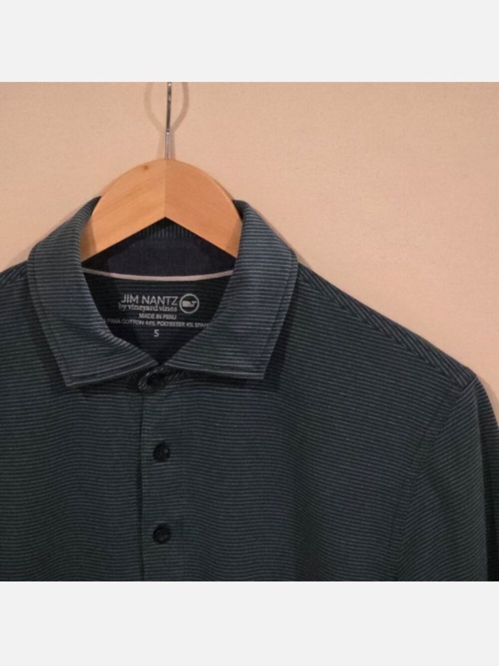 Vineyard Vines Men's Dark Striped Shirt S